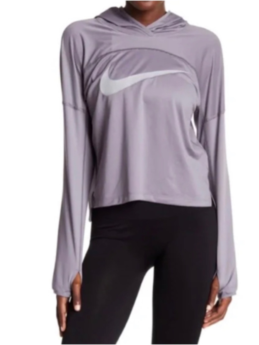 Nike Women's Dry Core Hoodie Size XL Gray Large